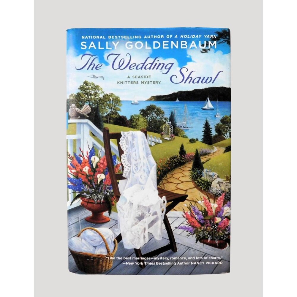 The Wedding Shawl Sally Goldenbaum 1st Print 2011 Seaside Knitters Mystery HBDJ